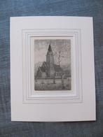 Heijplaat Rotterdam - 2 etsen van Willem Veldhorst, Ophalen of Verzenden