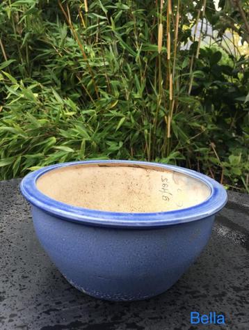 Nieuwe en oude bonsai bloempotten geglazuurd diverse beschikbaar voor biedingen