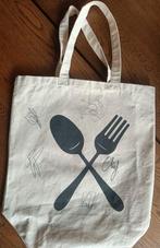 Chef ' Special gesigneerde totebag, Ophalen of Verzenden, Zo goed als nieuw, Wit, Overige typen