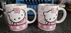 Hello Kitty mok, 2 stuks, Ophalen of Verzenden, Zo goed als nieuw, Overige stijlen, Kop(pen) en/of Schotel(s)