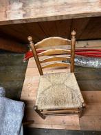 Vintage knopstoelen (4 stuks) met rieten zitting, Ophalen