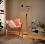 IKEA NYMÅNE vloerlamp / leeslamp - antraciet, Ophalen of Verzenden, Zo goed als nieuw, Metaal, 100 tot 150 cm