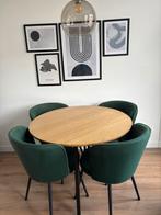 Ronde eettafel (105 cm), Huis en Inrichting, Tafels | Eettafels, Ophalen, Gebruikt, 100 tot 150 cm, Rond