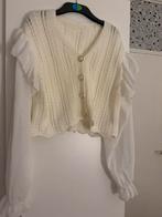 Witte blouse, Wit, Ophalen of Verzenden, Zo goed als nieuw, Lange mouw