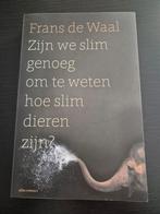 Zijn we slim genoeg? - Frans de Waal, Ophalen of Verzenden, Gelezen, Frans de Waal, Natuurwetenschap