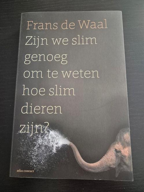 Zijn we slim genoeg? - Frans de Waal, Boeken, Wetenschap, Gelezen, Natuurwetenschap, Ophalen of Verzenden