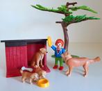 Playmobil jongen met golden retrievers met puppies 6134, Complete set, Ophalen of Verzenden, Zo goed als nieuw