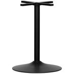 2x Bistro Tafelpoot Metaal Zwart Nieuw in Doos, Tafelpoot, Minder dan 50 cm, 50 tot 100 cm, Rond