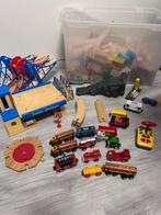 Grote houten treinset: Brio/Mix incl. elektrische treinen, Ophalen, Gebruikt, Overige typen