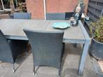 tuintafel antraciet 220x95cm, Tuin en Terras, Tuinsets en Loungesets, Ophalen, Gebruikt