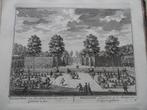69 Loenen aan de Vecht Huis Wallenstein Kopergravure 1719, Antiek en Kunst, Kunst | Etsen en Gravures, Ophalen of Verzenden