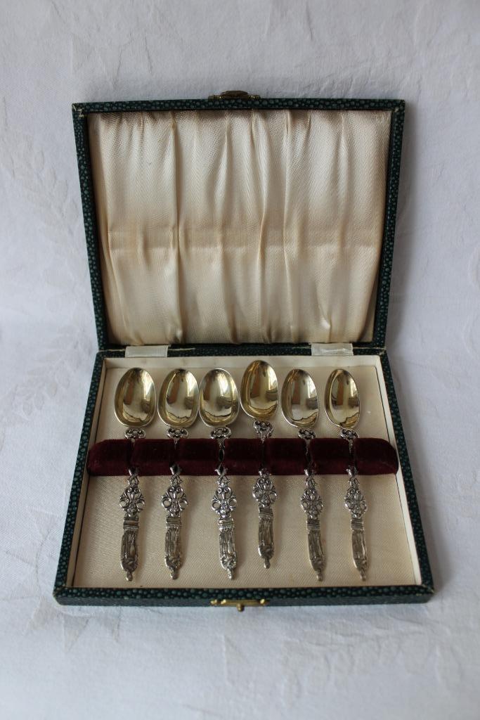 Antieke Engelse Ellis & Co zilver Apostel lepels 1914-1915, Antiek en Kunst, Antiek | Goud en Zilver, Zilver, Ophalen of Verzenden