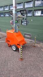 Lichtmast 230V 4x400W HQI Towerlight, Linktower HQI, Ophalen, Gebruikt, Lamp met armatuur, Industriepark 2a 9351PA Leek