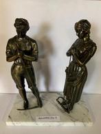Bronzen beeld Adv # Div 5, Antiek en Kunst, Antiek | Koper en Brons, Ophalen, Brons