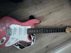 3/4 roze elektrische gitaar, Muziek en Instrumenten, Snaarinstrumenten | Gitaren | Elektrisch, Ophalen, Zo goed als nieuw