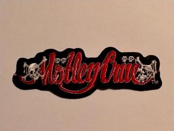 Mötley Crue glamrock vintage band logo patch kleding RARE beschikbaar voor biedingen