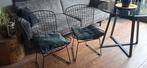 draadstoelen, zwart, 2 stuks, Ophalen, Twee, Zwart, Zo goed als nieuw