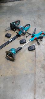 Bosch accu heggenschaar grastrimmer en kettingzaag, Tuin en Terras, Heggenscharen, Ophalen of Verzenden, Accu
