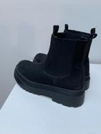 Zwarte suede boots mt 40, zgan, Verzenden, Zo goed als nieuw, Zwart