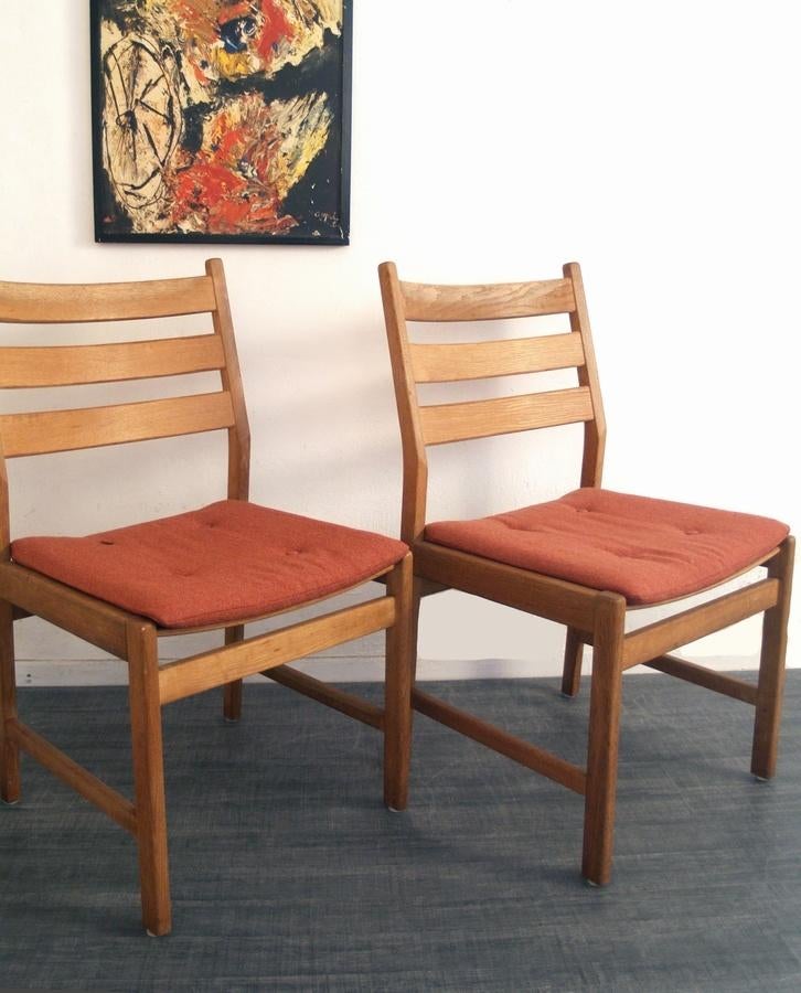 Danish oak chair Kurt Osterivig for K.P. Mobler Deens design, Ophalen, Gebruikt, Twee, -