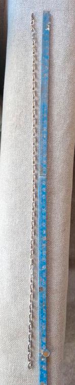 Titanium ketting, Ophalen of Verzenden, Zo goed als nieuw, Zilver, Overige materialen