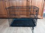 Zwarte honden bench., Ophalen of Verzenden, Zo goed als nieuw, 75 tot 110 cm, Minder dan 65 cm