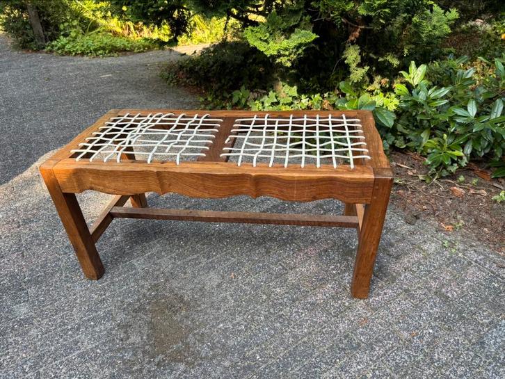 Unieke handgemaakte houten bank, Antiek en Kunst, Antiek | Meubels | Stoelen en Banken, Ophalen