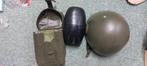 British army mk VI helm en veldfles, Verzamelen, Ophalen of Verzenden, Landmacht, Engeland, Helm of Baret
