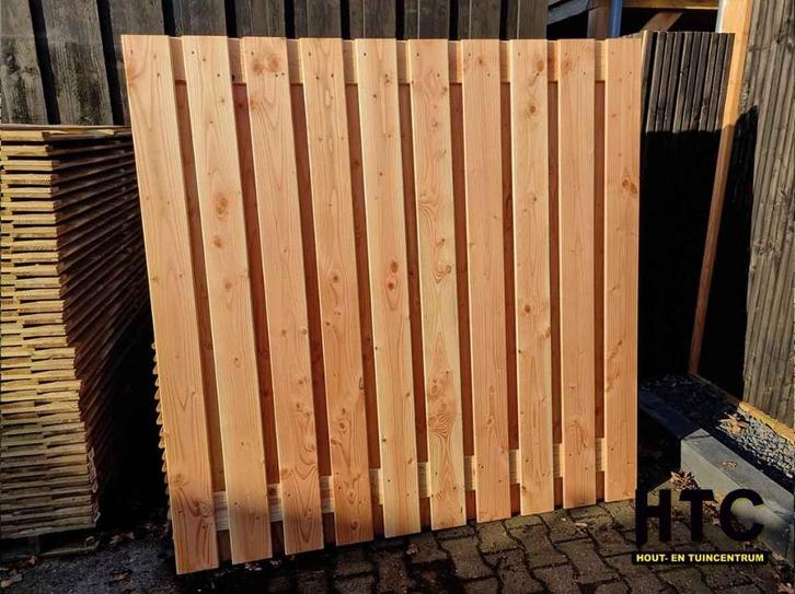 Douglas tuinscherm privacy glad 180x180cm voor maar €110,-, Tuin en Terras, Tuinschermen, Nieuw, Hout, 150 tot 200 cm, 200 cm of meer
