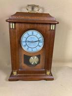 Seiko houten tafelklok met kwartierslag, Antiek en Kunst, Antiek | Klokken, Ophalen of Verzenden