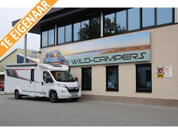 LMC Tourer T 660 - 140PK EURO6 - ENKELE BEDDEN - XXL GARAGE, Caravans en Kamperen, Campers, Bedrijf, tot en met 3, Half-integraal