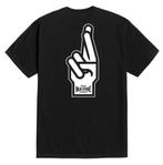 LOSER MACHINE GOOD LUCK FINGERS T-SHIRT BLACK, Ophalen, Nieuw, Zwart, Loser machine