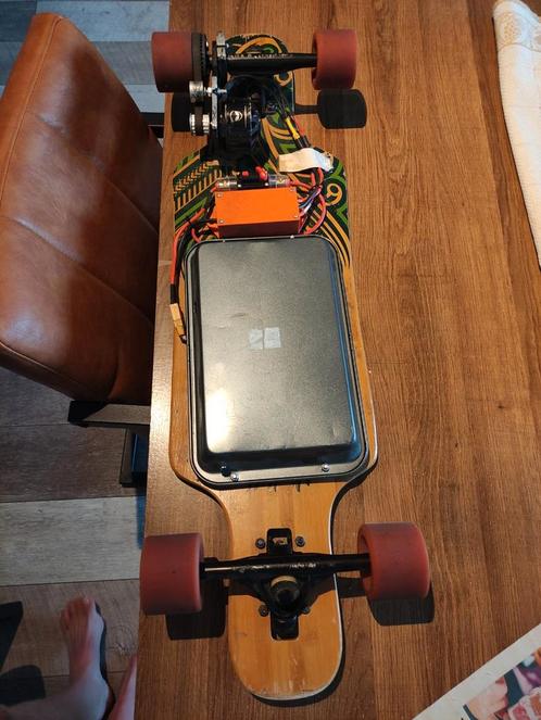 DIY elektrisch skateboard voor hobbyist, Sport en Fitness, Skateboarden, Gebruikt, Skateboard, Ophalen