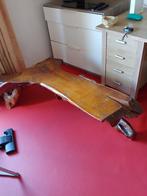 Kwihi hardhouten salontafel uit de Tropen.Lengte  1.20m hoog, Huis en Inrichting, Overige vormen, Minder dan 50 cm, 100 tot 150 cm