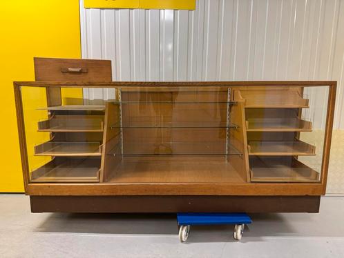 Antieke jaren 20 toonbank, Antiek en Kunst, Antiek | Meubels | Kasten, Ophalen