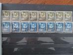 Nederland 561 - 562  gest  8X  Leidse Universiteit  1950  H1, Postzegels en Munten, Postzegels | Nederland, Verzenden, T/m 1940