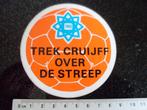 sticker tros logo trek Cruijff over de streep Johan Cruyff, Verzenden, Zo goed als nieuw, Film, Tv of Omroep