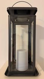 Windlicht met verlichting set van twee of per stuk, 25 tot 50 cm, Nieuw, Ophalen of Verzenden, Metaal