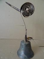 Antieke winkelbel bel antieke deurbel winkel deurbel 23cm, Ophalen of Verzenden, Brons