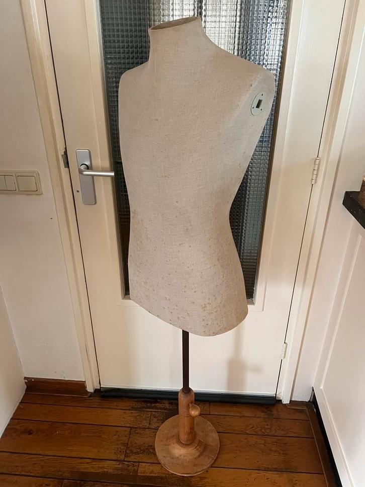 Mannelijke Paspop (vintage), Huis en Inrichting, Woonaccessoires | Kapstokken, Gebruikt, Overige typen, 150 tot 200 cm, Overige materialen