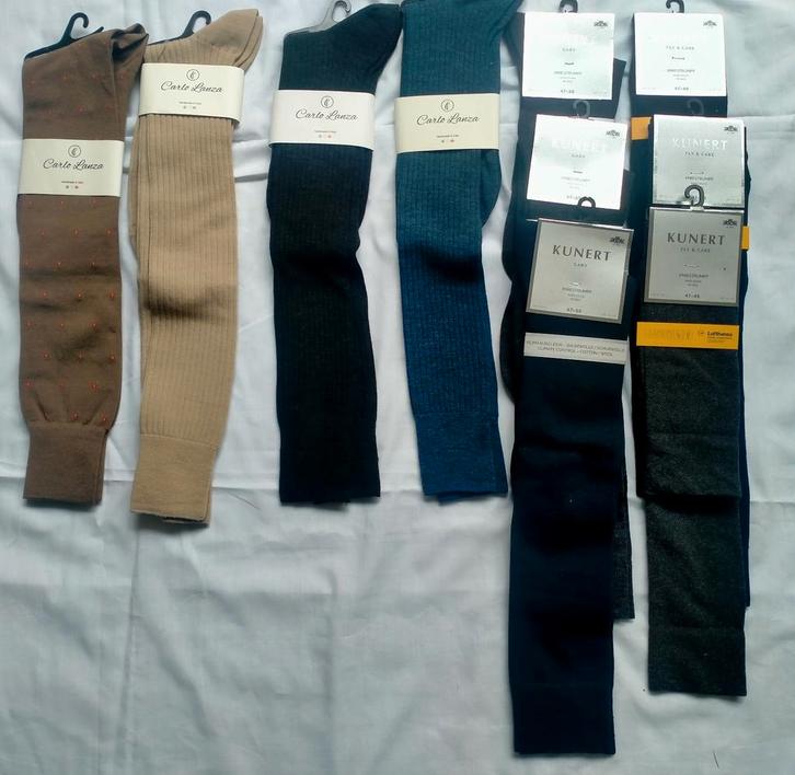 Kunert en Carlo Lanza grote maten kousen, 47-48 en 47-50, Kleding | Heren, Sokken en Kousen, Nieuw, Overige maten, Overige kleuren