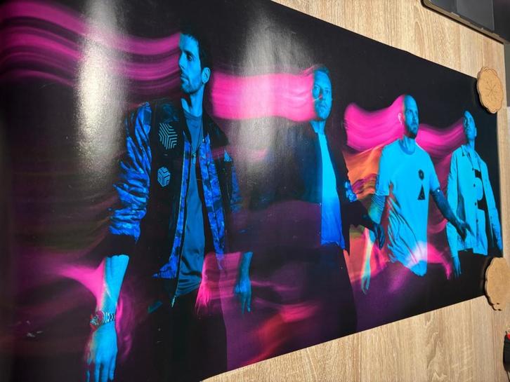 Coldplay official poster, Verzamelen, Posters, Nieuw, Muziek, A1 t/m A3, Rechthoekig Liggend, Ophalen of Verzenden