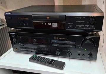Sony set receiver str-gx40 + cd speler cdp-xe220 beschikbaar voor biedingen