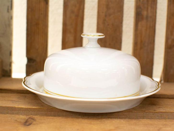 Czechoslovakia Porseleinen botervloot 36922, Huis en Inrichting, Keuken | Servies, Gebruikt, Overige typen, Overige stijlen, Porselein