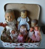 OUDE CELLULOID POP, POPJE IN KOFFER, LEUK ALS DECORATIE, Verzamelen, Ophalen of Verzenden, Gebruikt, Pop