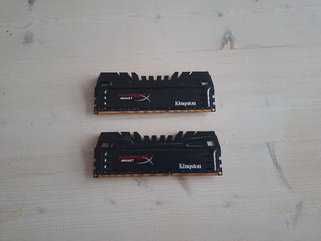 DDR3 8GB (2x4GB) Kingston - Werkgeheugen, Computers en Software, RAM geheugen, 8 GB, DDR3, Ophalen of Verzenden, Zo goed als nieuw