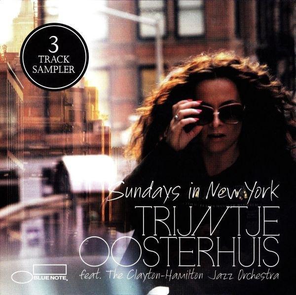 TRIJNTJE OOSTERHUIS - SUNDAYS IN NEW YORK (CD MAXI-SINGLE), Cd's en Dvd's, Cd Singles, Zo goed als nieuw, Jazz en Blues, 1 single