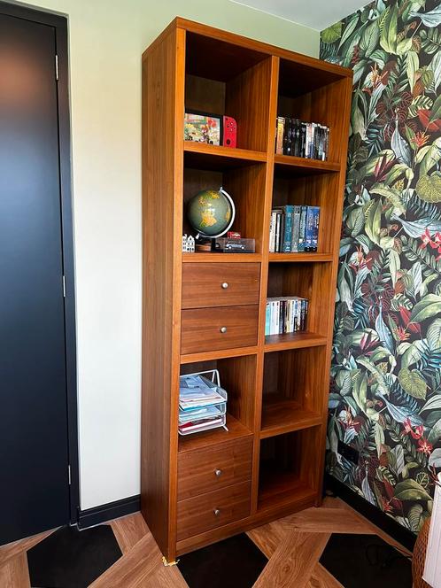 Robuste Goossens Index Boekenkast, Huis en Inrichting, Kasten | Boekenkasten, Zo goed als nieuw, 50 tot 100 cm, 200 cm of meer