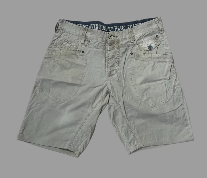 PME Legend Aviator Chino Short W33/34 / int. L / EU50, Kleding | Heren, Broeken en Pantalons, Zo goed als nieuw, Maat 52/54 (L)