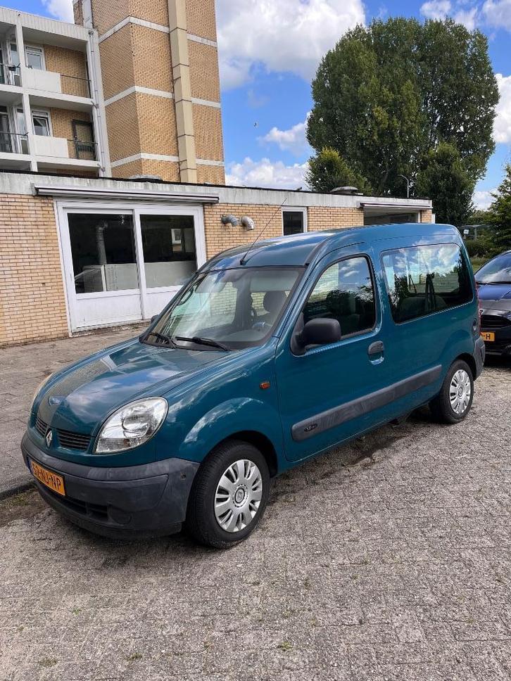 Renault Kangoo 1.2 16V Breed Auth 2005 2003 Groen, Auto's, Renault, Particulier, Kangoo, Aangepast voor mindervaliden, Benzine